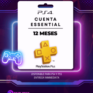Ps Plus Essential 12 Meses - PS4